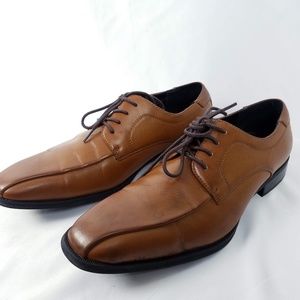 Alfani Mens Oxfords Shoes Brown Tan Size 8.5 M